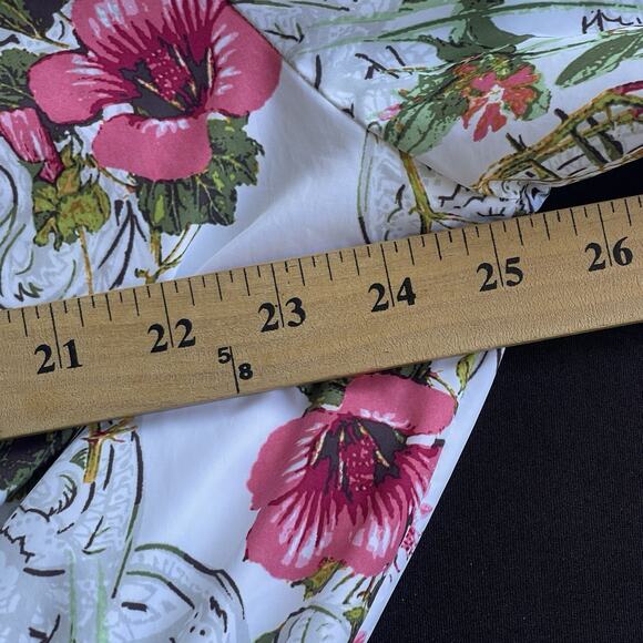 Style & Co Sport Full Womens Jacket Extra Large XL Floral Full Zip Hidden Hooded - Picture 8 of 10